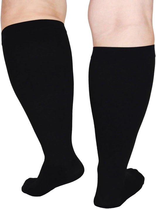 Compression Socks For Women Men,Plus Size Compression Socks Men Women,Wide Calf Compression Stocking.Extra V1259-DP01-A-4103