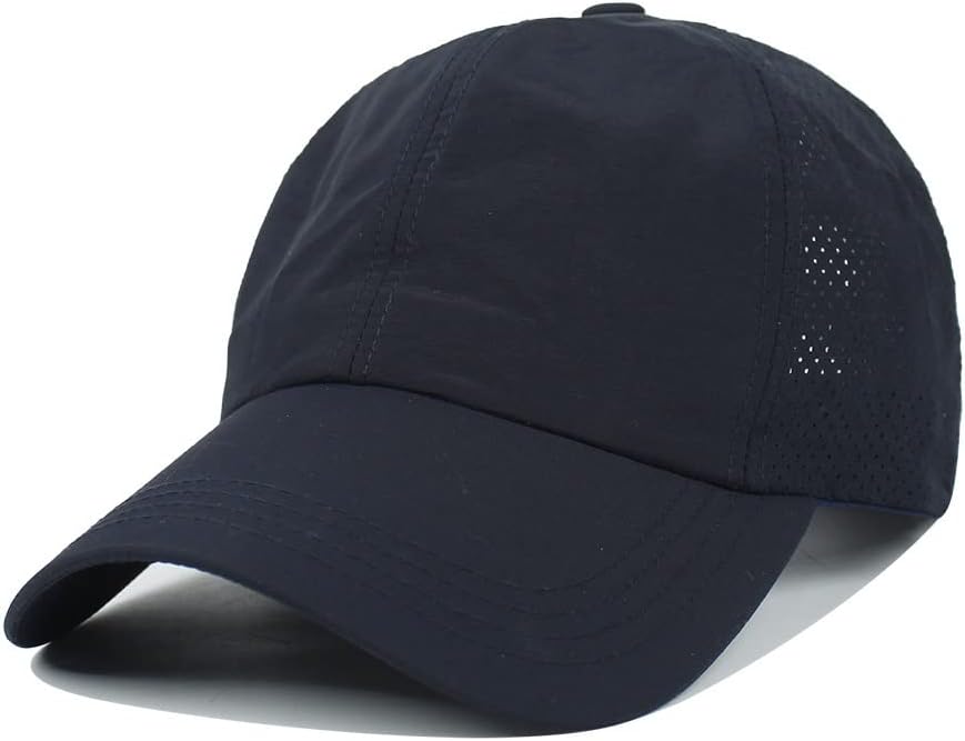 Quick Drying Ponytail Hat for Women Criss Cross Adjustable Baseball Cap UV Protection Sun Hats V1259-DP01-A-4104