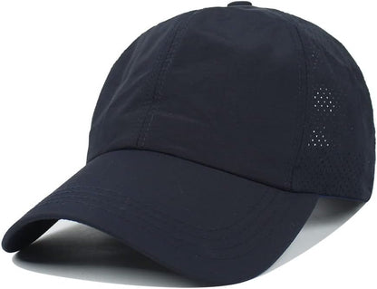 Quick Drying Ponytail Hat for Women Criss Cross Adjustable Baseball Cap UV Protection Sun Hats V1259-DP01-A-4104