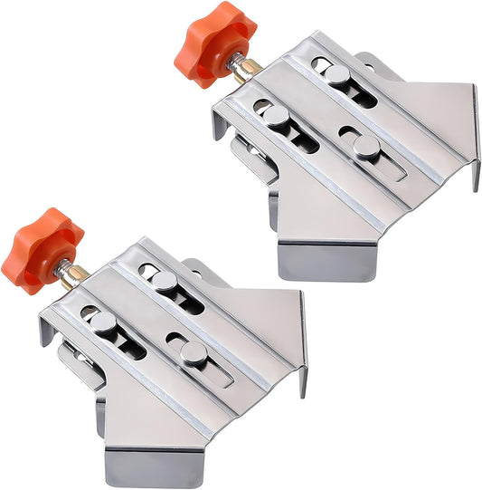2pcs Stainless Steel Right Angle Clamp, 90 Degree Right Angle Clamp for Woodworking, Photo Framing V1259-DP01-A-4126