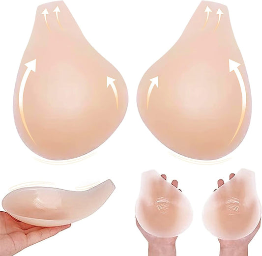 Adhesive Bra, Sticky Bra for Women Breast Lifting Silicone Bra Self Adhesive Invisible Bra Strapless Push Up V1259-DP01-A-4130