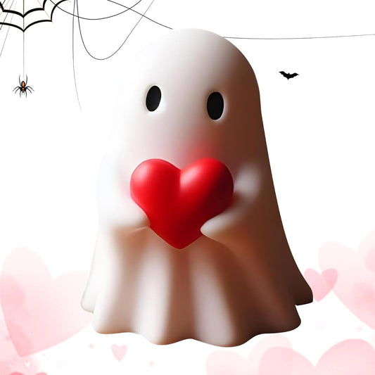 Ghost Figurine Ghost Decor, Spooky Resin Middle Finger Statue, Cute Decoration for Gift Props Tabletop Home V1259-DP01-A-4136