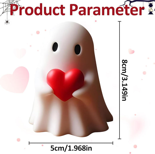 Ghost Figurine Ghost Decor, Spooky Resin Middle Finger Statue, Cute Decoration for Gift Props Tabletop Home V1259-DP01-A-4136