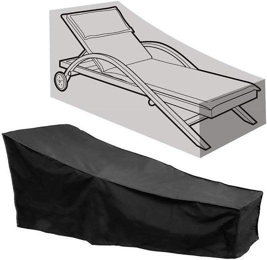 Sun Lounger Cover Waterproof Patio Chaise Lounge Chairs Cover Sunbed Recliner Protective Cover Outdoor Garden V1259-DP01-A-4138