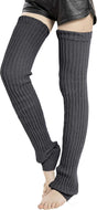 Women's Winter Thick Knit Extra Long Thigh High Leg Warmers V1259-DP01-A-4139
