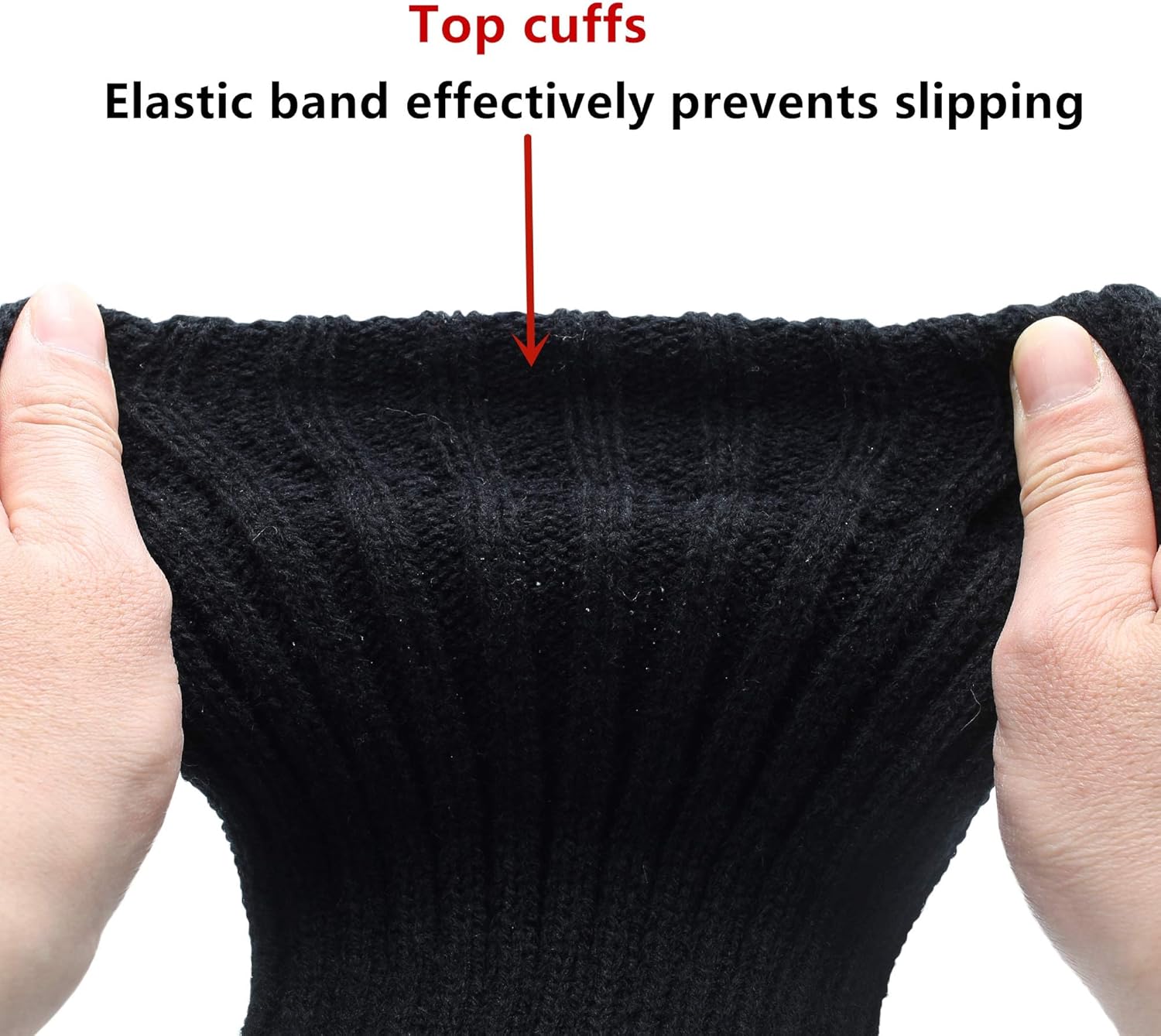 Women's Winter Thick Knit Extra Long Thigh High Leg Warmers V1259-DP01-A-4139