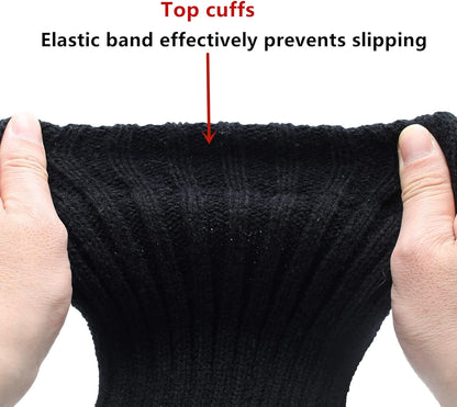 Women's Winter Thick Knit Extra Long Thigh High Leg Warmers V1259-DP01-A-4139