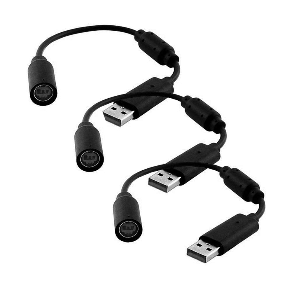Replacement Dongle USB Controller Breakaway Cable Cord Game Controller Adapter for Xbox 360 PC Wired V1259-DP01-A-4153