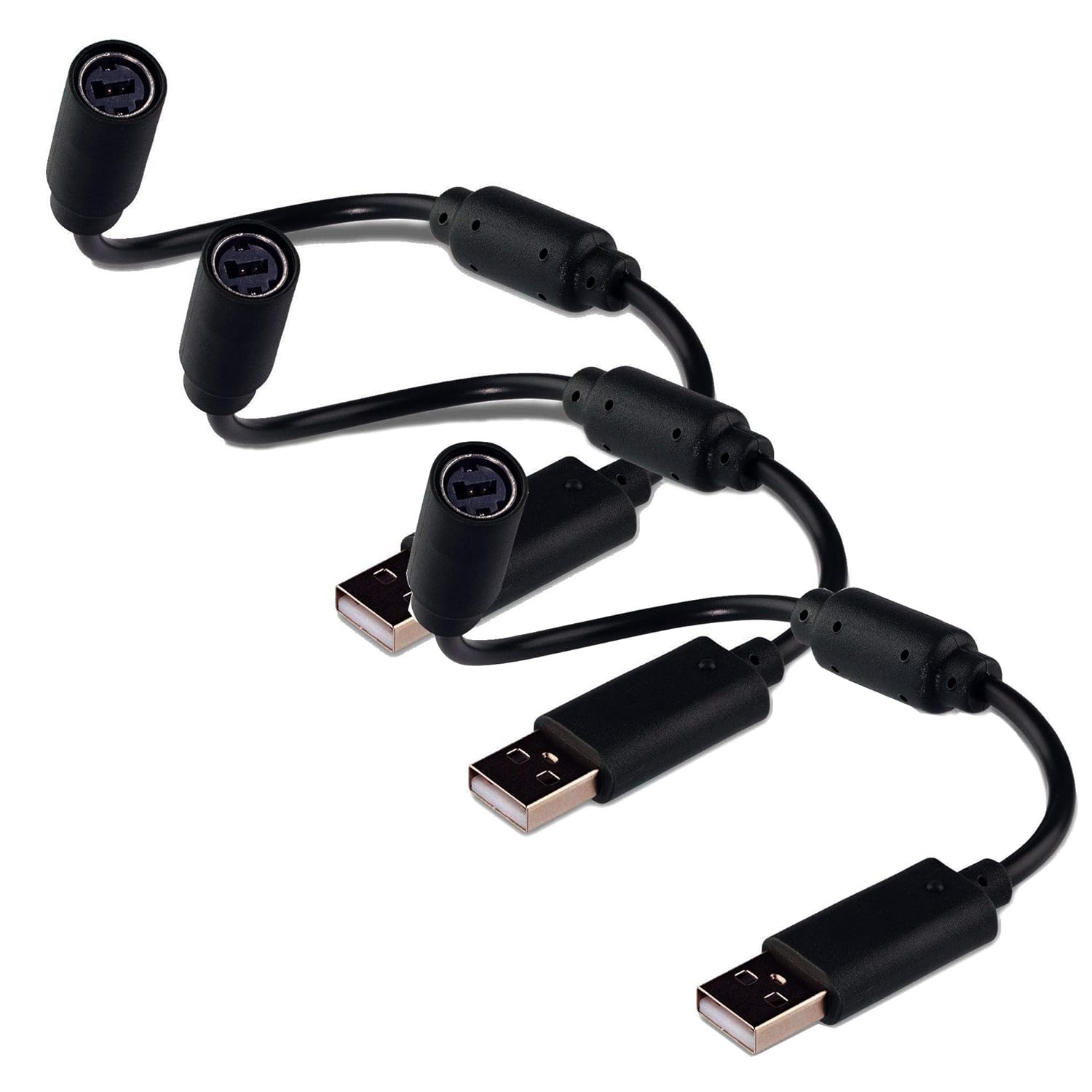 Replacement Dongle USB Controller Breakaway Cable Cord Game Controller Adapter for Xbox 360 PC Wired V1259-DP01-A-4153