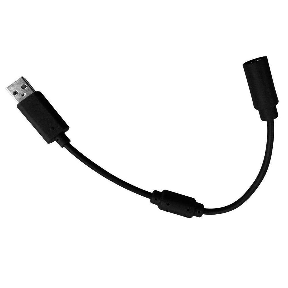 Replacement Dongle USB Controller Breakaway Cable Cord Game Controller Adapter for Xbox 360 PC Wired V1259-DP01-A-4153