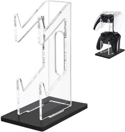 Universal Dual Game Controller Holder Desk Stand for PS4 PS5 Xbox ONE Switch, Perfect Display and V1259-DP01-A-4163