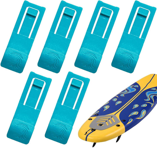 Paddle Board Fin Clips - Surfboard Fin Clips | 6 Watershed Fin Clip | Surfing Gear Fin Bracket | Fastener V1259-DP01-A-4173
