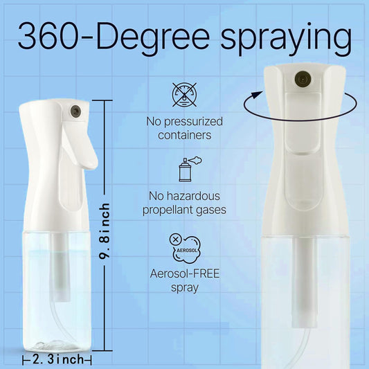 Continuous Spray Bottle for Hair (10.1oz/300ml) Home Essentials Spray Bottles For Cleaning Empty Ultra Fine V1259-DP01-A-4174