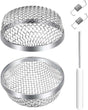 RV Furnace Vent Insect Screen Cover 2 Pack with Installation Tool, Durable Mesh RV Flying Insect Screen for V1259-DP01-A-4176