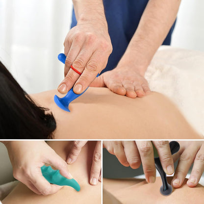 Manual Trigger Point Massage Tool and Thumb Saver for Full Body Deep Tissue Massage, Set Include 1 Green V1259-DP01-A-4195