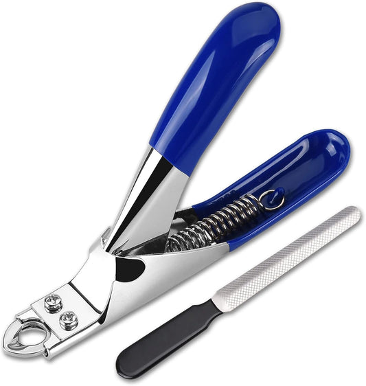 Dog Cat Nail Clippers, Professional Pet Claw Trimmer, Free Nail File, Stainless Steel Razor Sharp Blade Dog V1259-DP01-A-4197