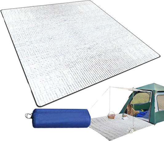 200*200CM Aluminium Foil Camping Mat, Insulating Waterproof Thermal Foam Sleeping Mat For Camping, Sleeping V1259-DP01-A-4209