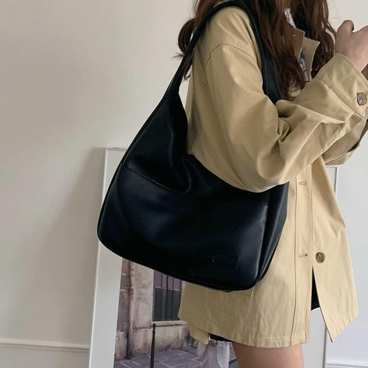 Women Tote Handbags Chic Vegan Leather Tote Bag Purse Stylish Casual Trendy Large Soft Shoulder Bag V1259-DP01-A-4213
