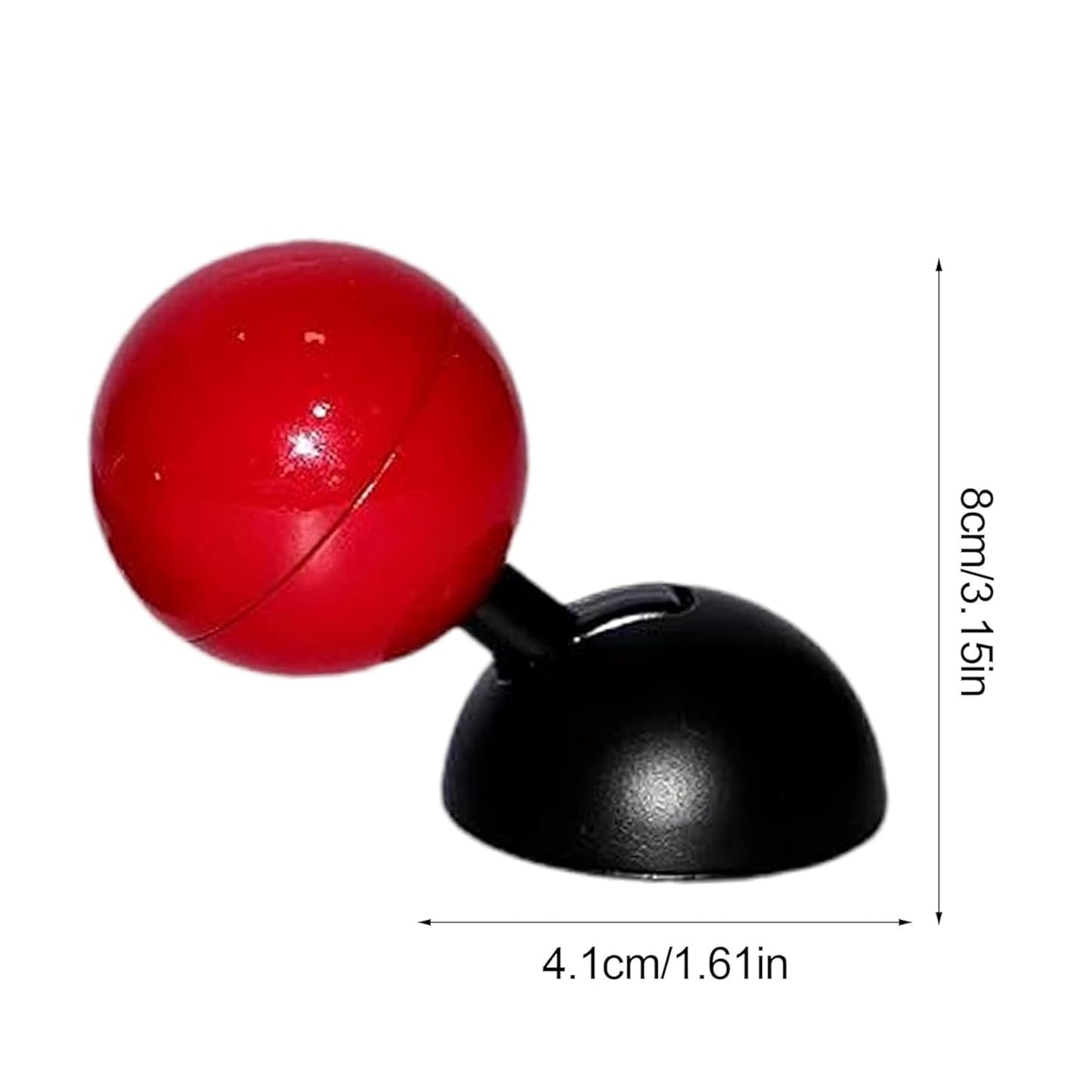 Car Push Start Button Cover, Engine Start/Stop Joystick Ball, Universal Starter Decorative Accessories (Red) V1259-DP01-A-4216
