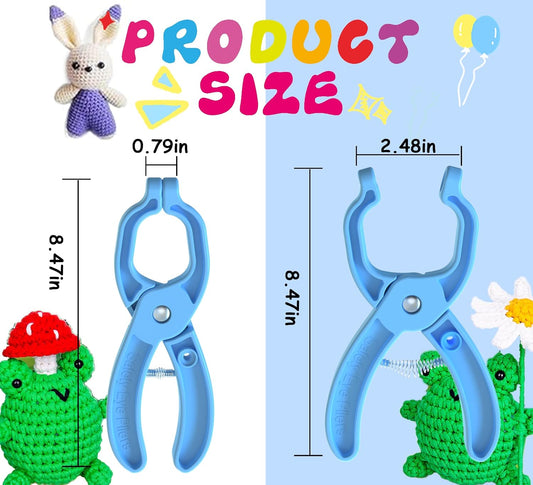 Safety Eye Tool Auxiliary Tool for Attaching Safety Eyes for Crocheting Safety Eyes Crochet Tools for V1259-DP01-A-4226