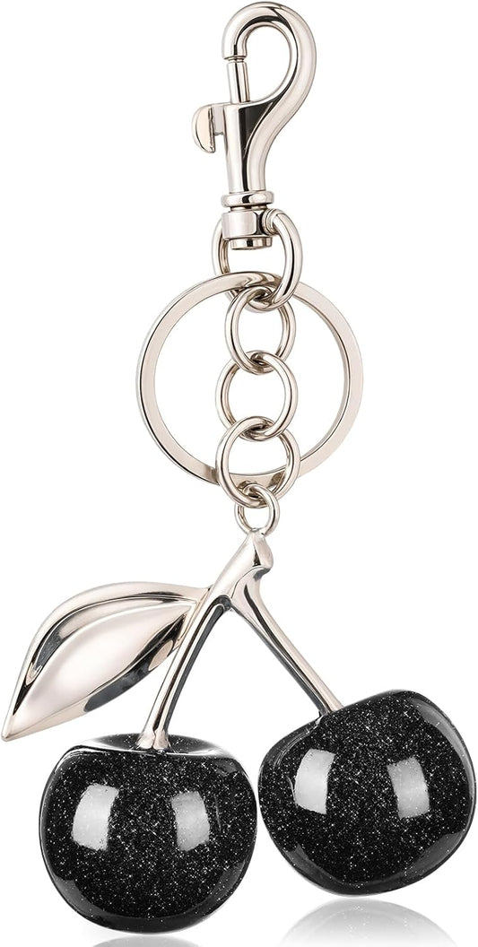 Cherry Keychain,Cherry Bag Charm,Cute Cherry Keychain for Handbag,Girls,Birthday,Gift Valentine's V1259-DP01-A-4227