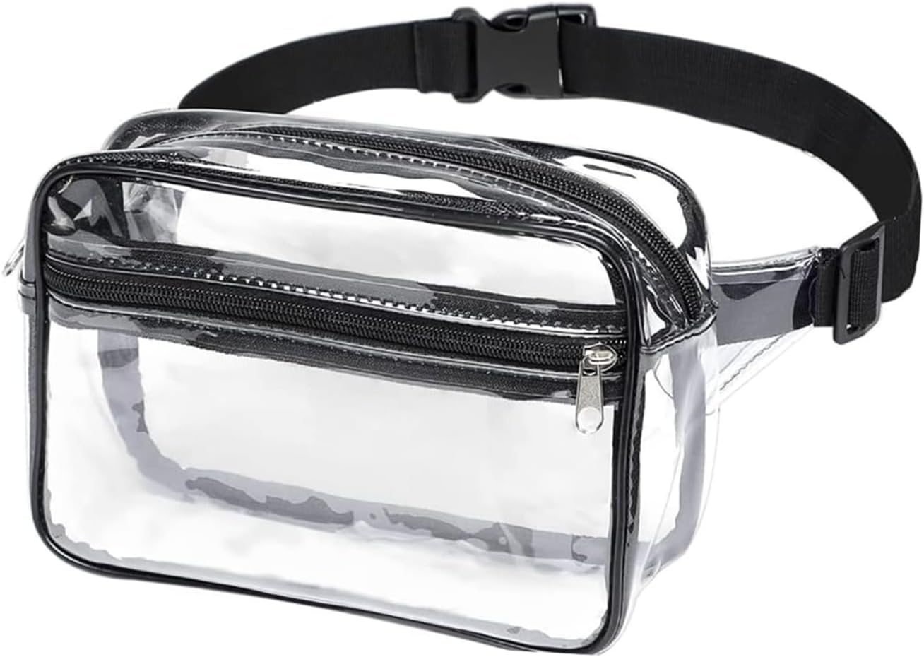 Clear Fanny Pack, PVC Transparent Stadium Bag, Waterproof Adjustable Strap Fanny Pack Crossbody V1259-DP01-A-4230