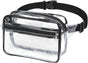 Clear Fanny Pack, PVC Transparent Stadium Bag, Waterproof Adjustable Strap Fanny Pack Crossbody V1259-DP01-A-4230