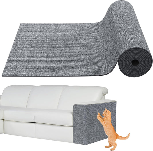 78.7"x15.8" Cat Scratching Mat - Trimmable Self Adhesive DIY Climbing Cat Scratcher Pad Replacement for Cat V1259-DP01-A-4232
