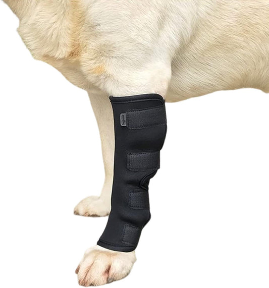 1Pc Canine Dog Hock Joint Support Brace, Adjustable Pet Dog Leg Braces Compression Wrap for Recovery Dog V1259-DP01-A-4240