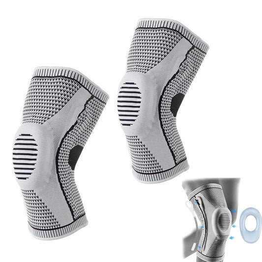 Flexa Knee Sleeve Elite - For Knee Pain | Compression Sleeve With Side Stabilizers, Arthritis & Injury Relief V1259-DP01-A-4248