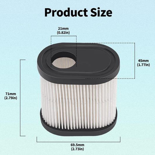 36905 Air Filter Fit for 740083A 751-11122 30-031 Rotary 9200 for Tecumseh LEV100 LEV115 LEV120 OVRM105 V1259-DP01-A-4250