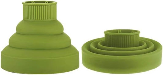 Collapsible Hair Diffuser Attachment - Portable Silicone Diffuser for Curly Hair, Fits 1.57-1.99" Nozzle V1259-DP01-A-4252