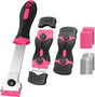 3 Pack Razor Blade Scraper Set, Includes 30 Plastic & 30 Metal Blades, Multi-Purpose Tool for Glass, Cooktop, V1259-DP01-A-4269