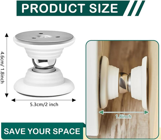 4Pcs Rv Magnetic Door Catch, RV Door Latch Magnetic Door Holder Silicone Magnetic Door Stop, No Drilling V1259-DP01-A-4274