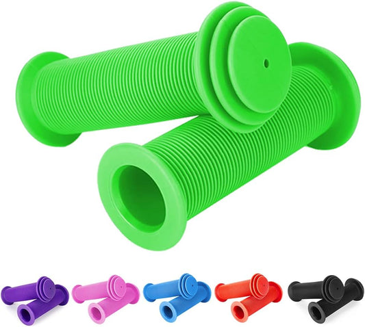 Kids Bike Grips - Kid Bicycle Grips Handlebar 22.2mm for 12"to 16"Bike with Safe Mushroom Pattern | 105mm V1259-DP01-A-4275