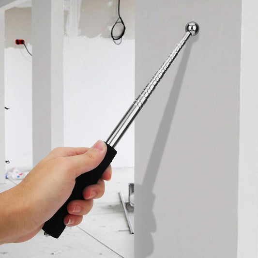 Self Defence Stick Retractable, Adjustable 115cm Thickened Telescopic Rod, Hollowing Drum Detection Hammer, V1259-DP01-A-4276