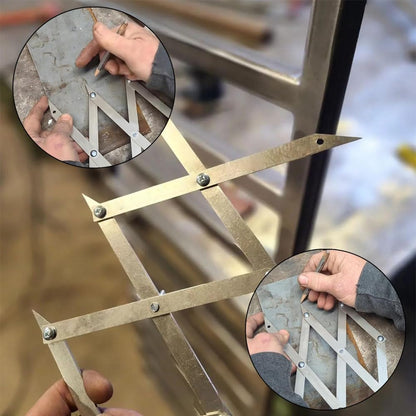 Picket Master Pro 3 Point Center Finder for Precise Measurements - High-Accuracy Center Finding Tool for V1259-DP01-A-4285