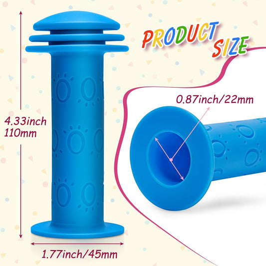 Bike Handle Grips Non Slip Rubber Bicycle Handlebar Grips for Kids Girls Boys Mountain Road Beach Cruiser V1259-DP01-A-4289