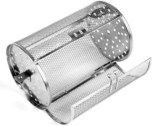 Rotisserie Basket for Oven & Grill - 360-Degree Rotating Stainless Steel with Door Opening Design, Perfect V1259-DP01-A-4292