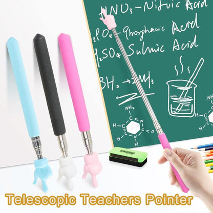 4 Pcs Telescopic Teachers Pointer, Extendable Whiteboard Finger Pointer Stick, Mini Retractable Classroom V1259-DP01-A-4299