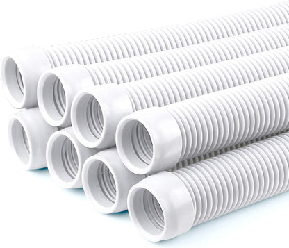 Vacuum Hose/Replacement Pool Hose -1.5" 8 Hoses for Pool,Spa White - V1259-DP01-A-4351