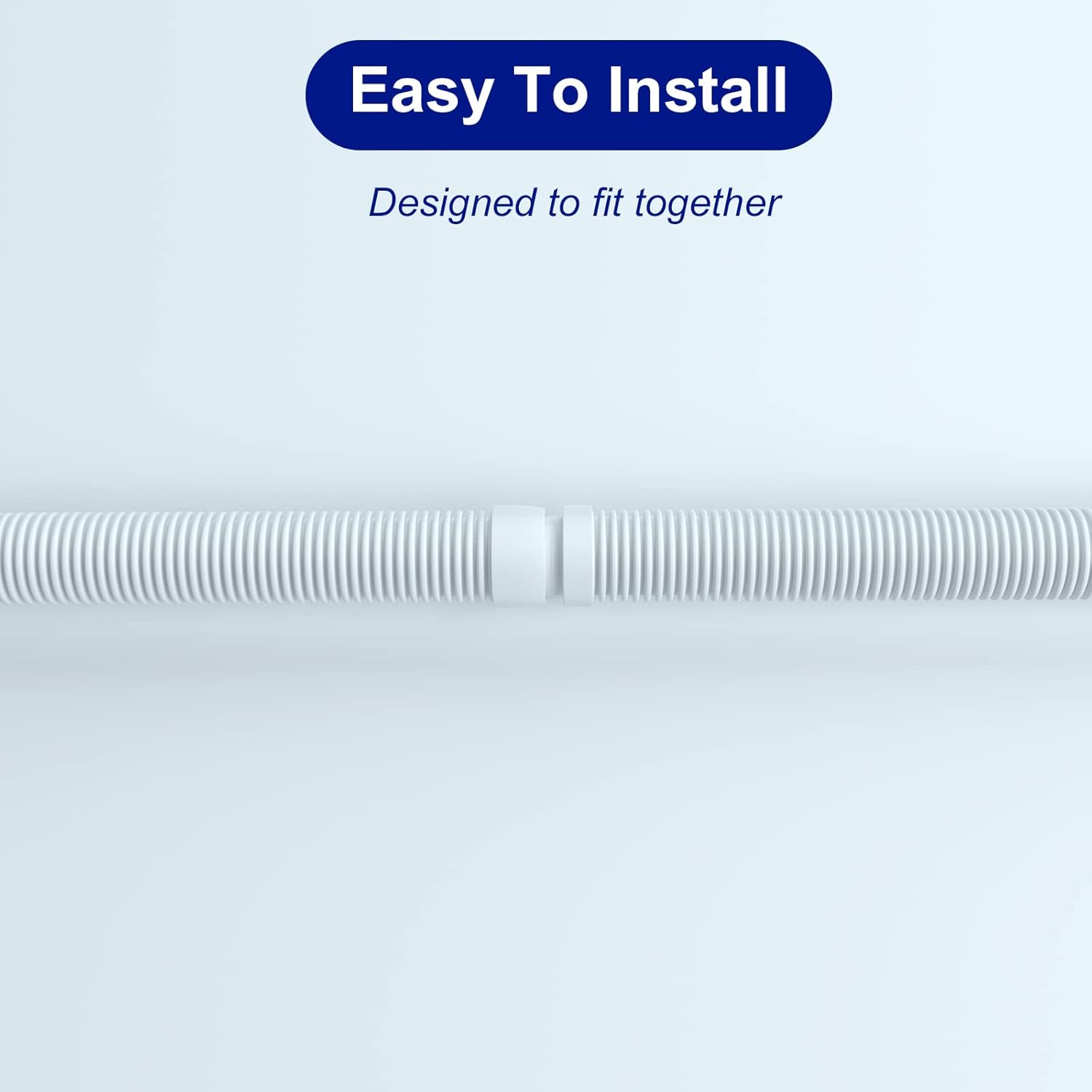 Vacuum Hose/Replacement Pool Hose -1.5" 8 Hoses for Pool,Spa White - V1259-DP01-A-4351