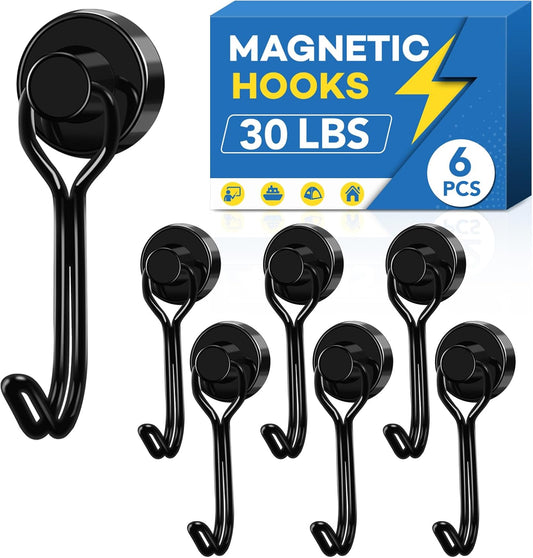 Hooks, 30lbs+ Magnetic Magnet Hook 2026 Cruise Cabin Ship Essentials Heavy Duty Strong Refrigerator Fridge V1259-DP01-A-4361
