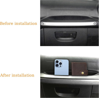 Passenger Storage Tray Organizer Grab Handle Box Compatible with 2011-2017 Jeep Wrangler JK JKU, Accessories, V1259-DP01-A-4407