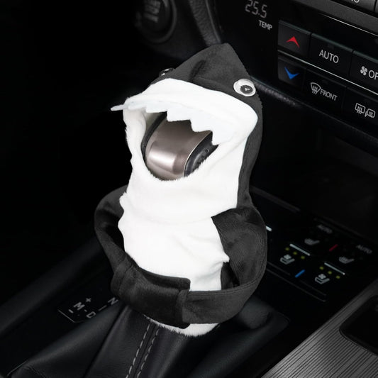Car Gear Shift Cover, Universal Hoodie, Cute Shark Cover for Knob Protection, Automotive Interior Gadgets, V1259-DP01-A-4423