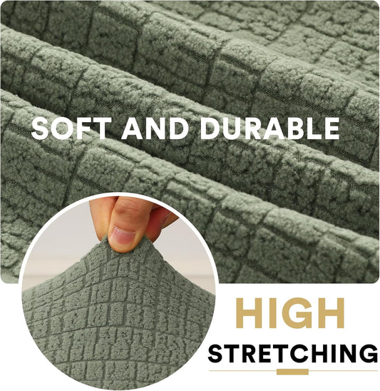 100% Waterproof RV Dinette Cushion Covers Booth Set Elastic Camper Replacement Couch Washable Jacquard V1259-DP01-A-4443