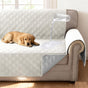 100% Waterproof Couch Cover for 3 Cushion Sofa Washable Pet Friendly with Elastic Straps Thick Durable V1259-DP01-A-4454