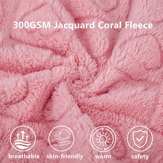 Pet Blanket for Dogs Cats, Ultra Soft Fuzzy Fleece 300GSM, Washable Small Dog Blanket, Premium Plush Puppy V1259-DP01-A-4478