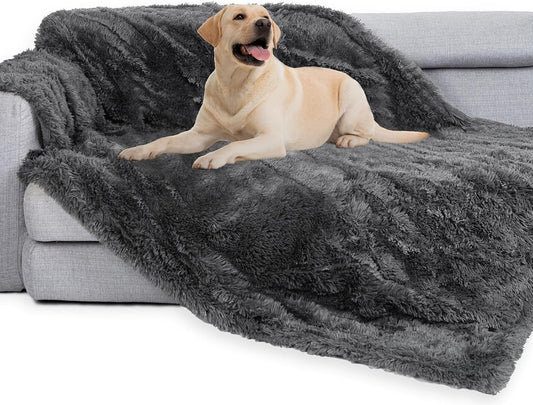 Waterproof Dog Blanket for Couch & Furniture Protection - Super Soft Reversible Throw Large Dogs Cats, V1259-DP01-A-4479