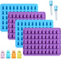 Gummy Molds Bear Candy Silicone - Mini Size Chocolate with 2 Droppers Nonstick Food Grade Pack of 4 (1ml) V1259-DP01-A-4496